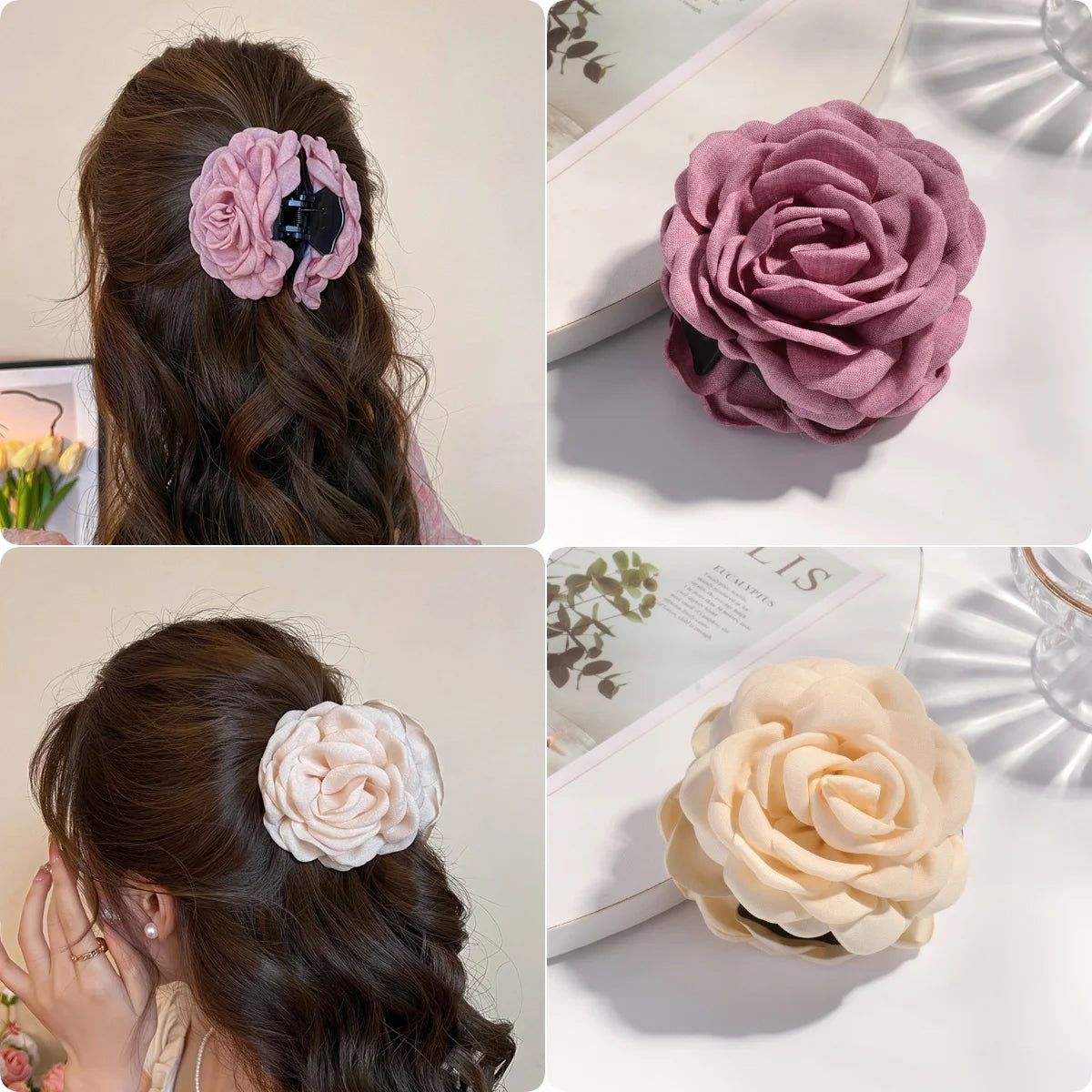 Pince Crabe Florale - Collection Bloomara